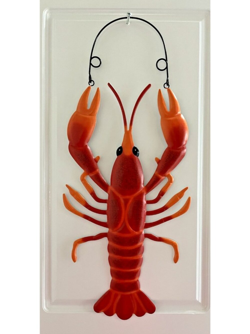 Metal Lobster Hanging Lobster Sign, Lobster Lover Aluminum Metal Decor Sign U104